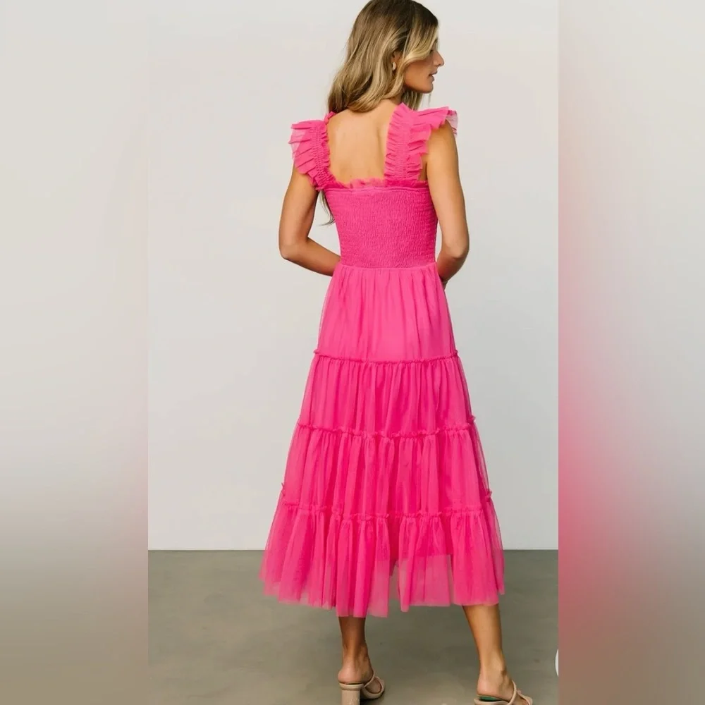 Baltic Born Emma Smocked Tulle Dress - Picture 4 of 5